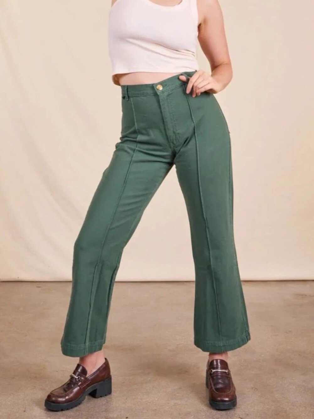Big Bud Press WESTERN pants / green / size L / EUC
